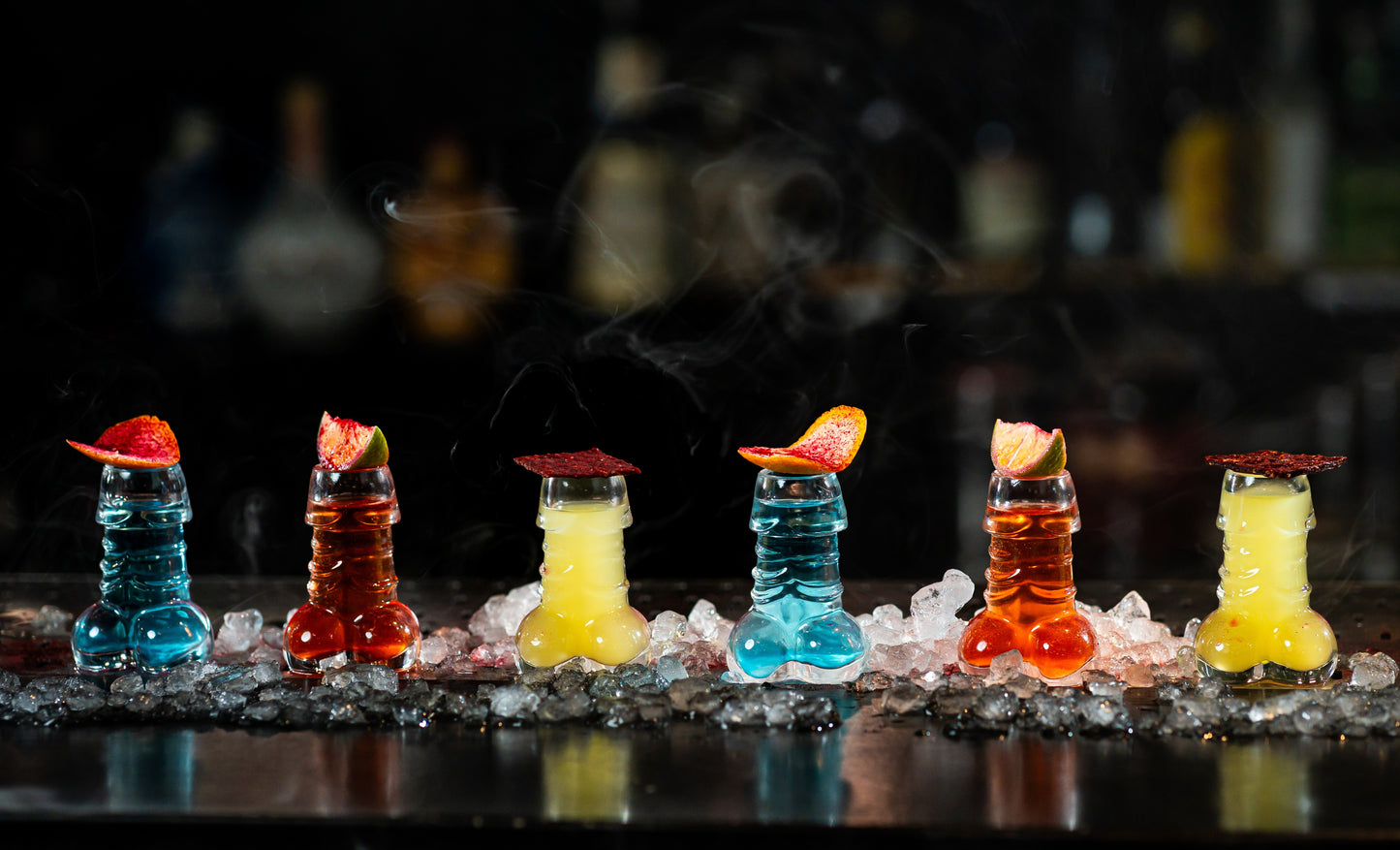 Shot Glasses Set of 6 for Tequila, Whiskey, Liquor, Cocktail, Vodka, Shot Glass, Bachelorette Party, Funny Gifts, 1.35oz