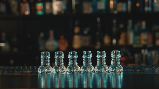 Shot Glasses Set of 6 for Tequila, Whiskey, Liquor, Cocktail, Vodka, Shot Glass, Bachelorette Party, Funny Gifts, 1.35oz